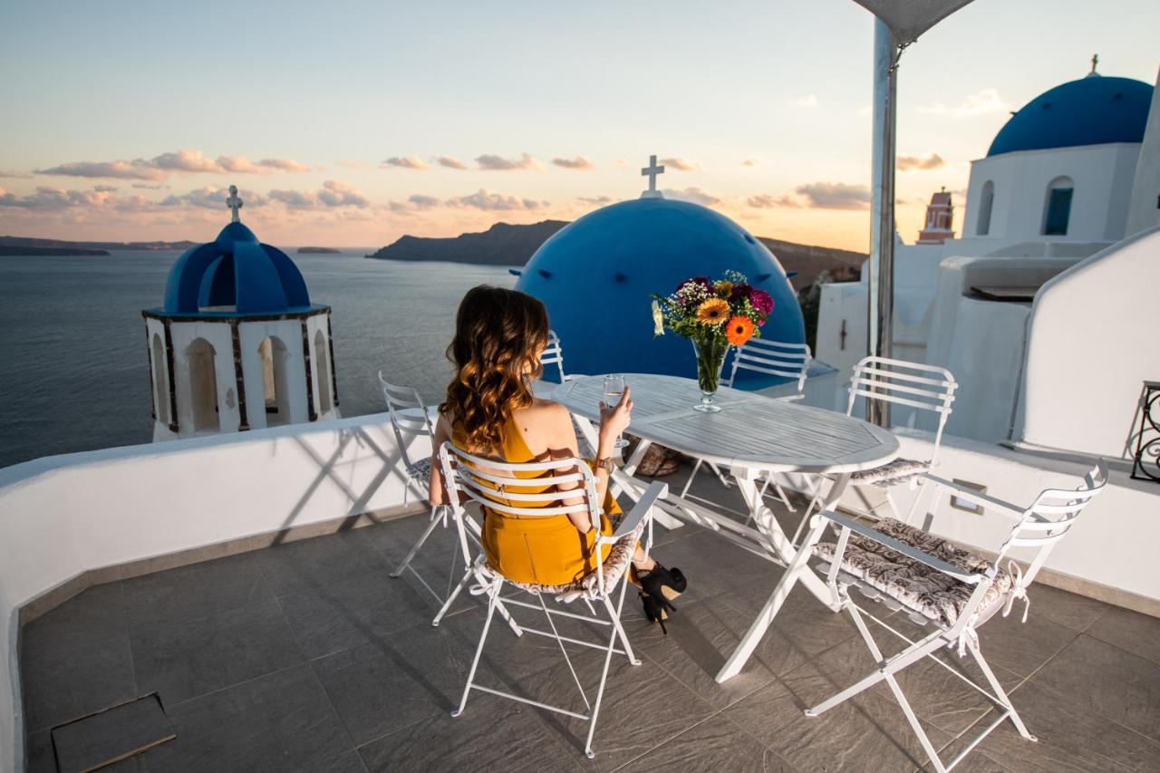 Santo Blue Horizon Blue Domes View Villa Oia  Exterior photo